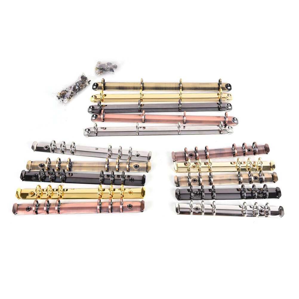 Colorful metal spiral binder clip stainless steel A4 A5 A6 binder file folder clip ring binder clip iron clip
