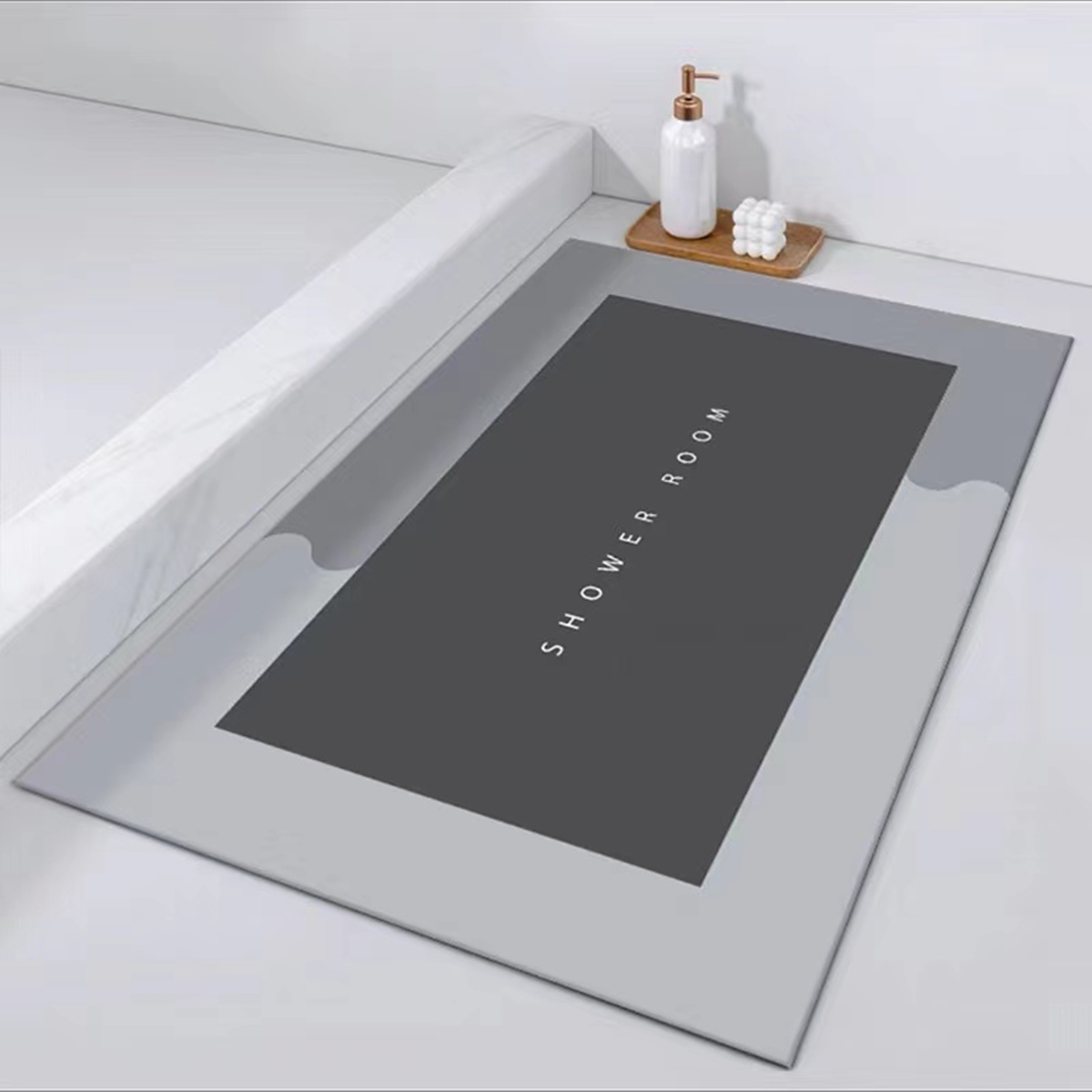 Super rutsch feste saugfähige bat matt Küchen matt Toiletten matt moderne einfache Kieselalgen-Schlamm boden matt Schlecht schmutz abweisende matt: Grau