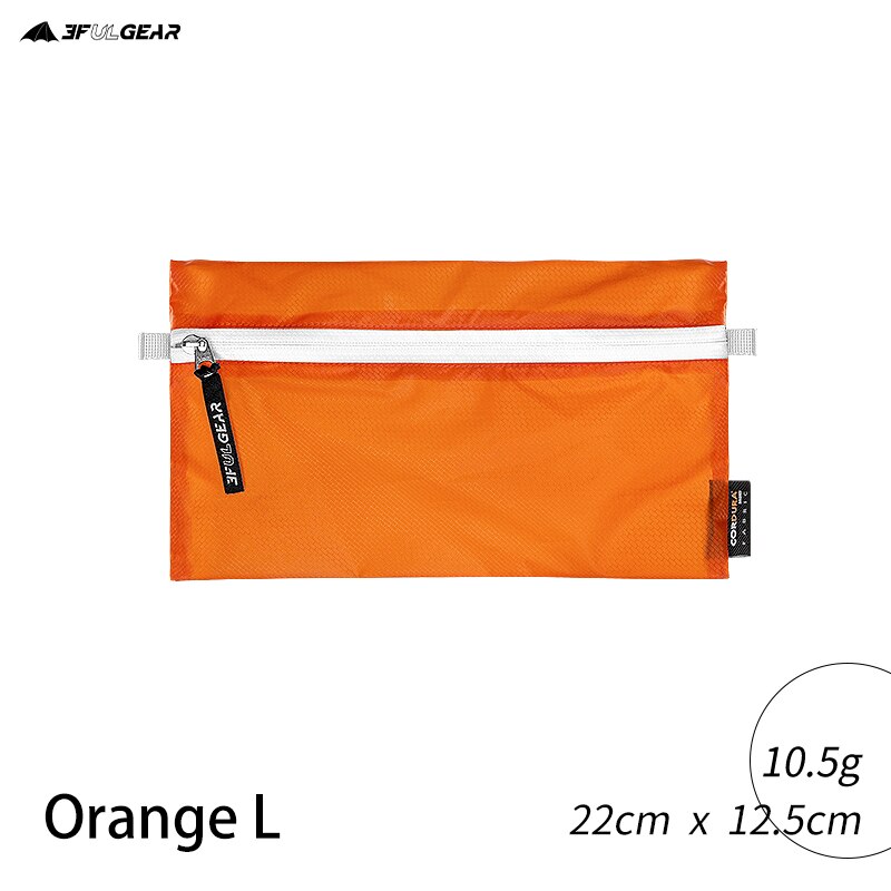 3F UL GEAR Volador 2 Multipurpose Sundries Bag Storage Bag A Toiletries Bag Wear-resistant Finishing Bag: Orange L