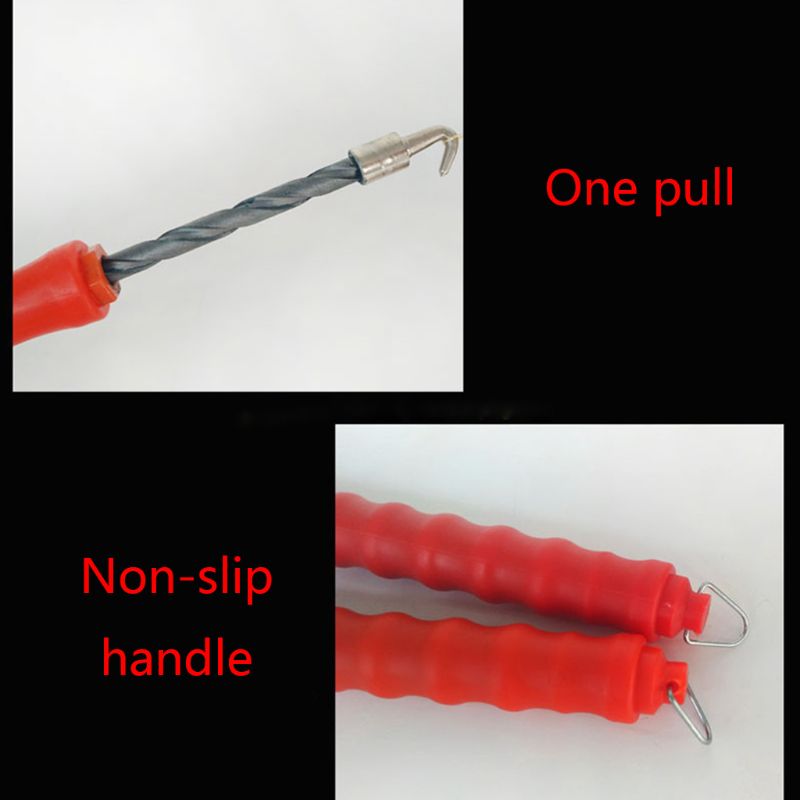 Stalen wapeningsstaaf semi-automatisch intrekbaar wapeningsdraadhaak