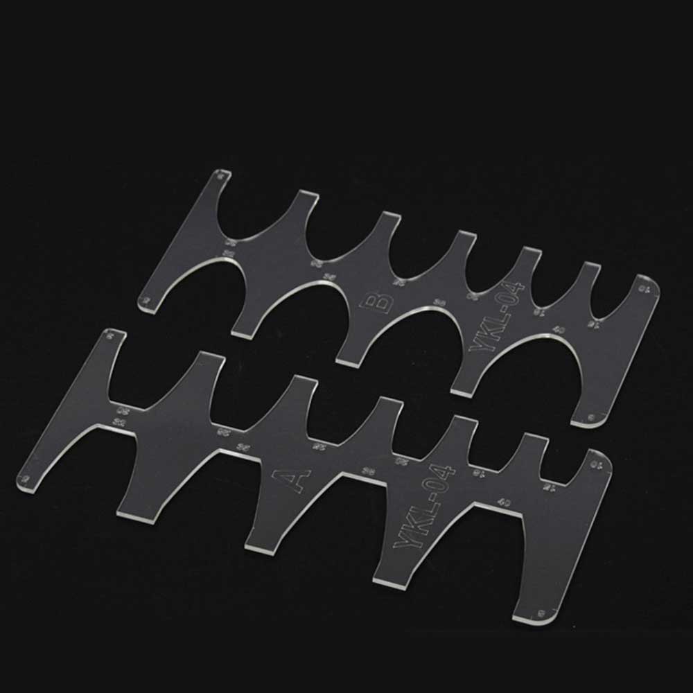 Acrylic Leather Craft Pattern Stencil Template Strap Band belt tail Men Women Template Mold Mould DIY Leather Craft belt making