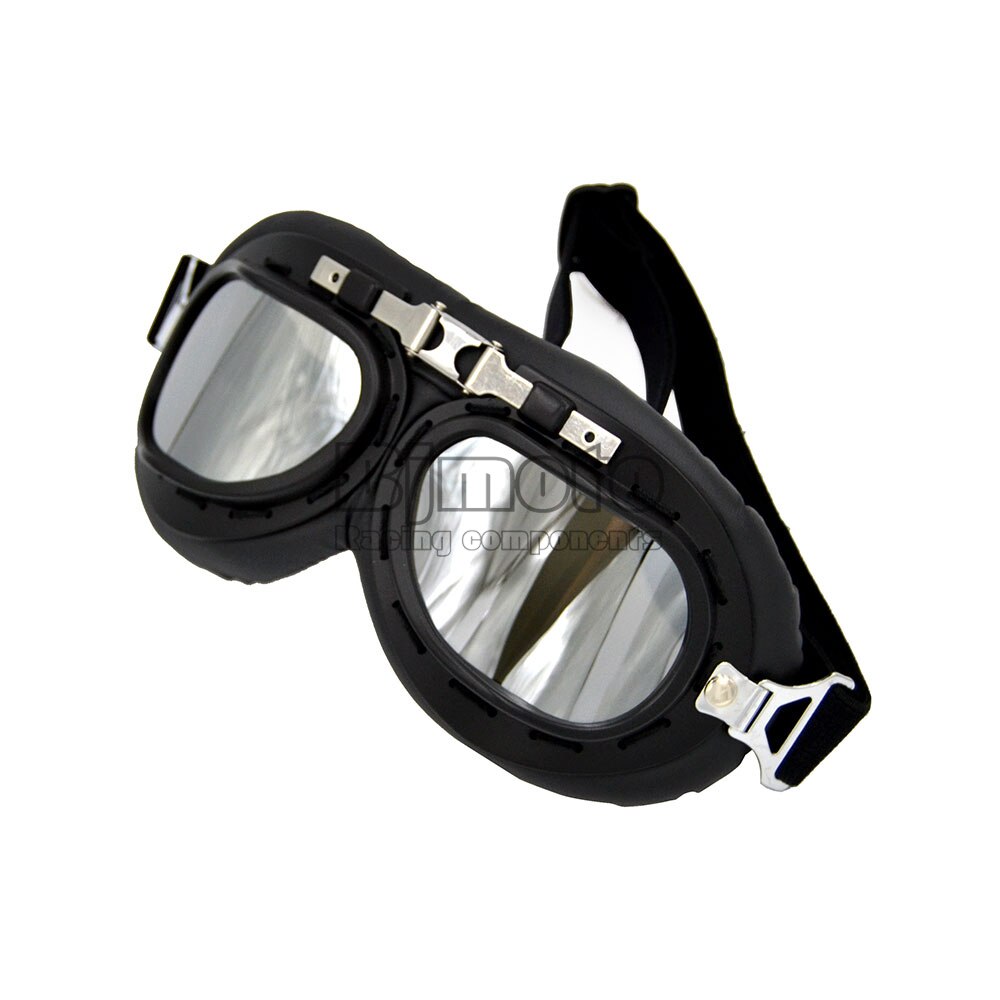 Vintage motorcykel glasögon glasögon retro pilot cruiser steampunk motocross klassiska goggles atv cykel uv skydd solglasögon: Sv