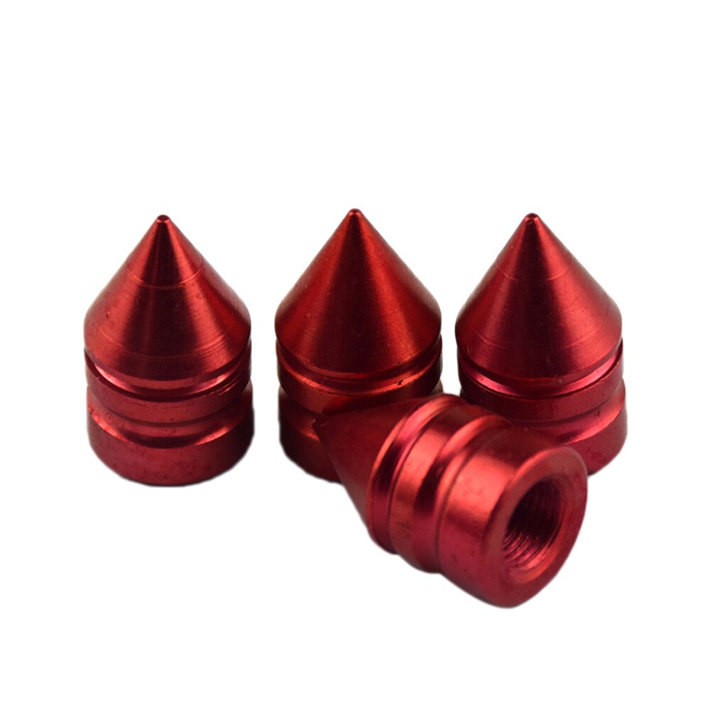 4 Pcs Bolt-em Alumínio Da Haste Da Válvula Do Pneu de Carro Caps Pico Theftproof Válvulas de Pneus de Tampas Das Válvulas de Roda Da Bicicleta Da Motocicleta pneus Haste Cap Air