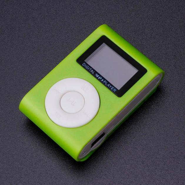 HIPERDEAL MP3 Player Mini medios reproductor de música de clips pantalla LCD portátil USB Micro SD TF TARJETA DE Walkman Lettore c0606