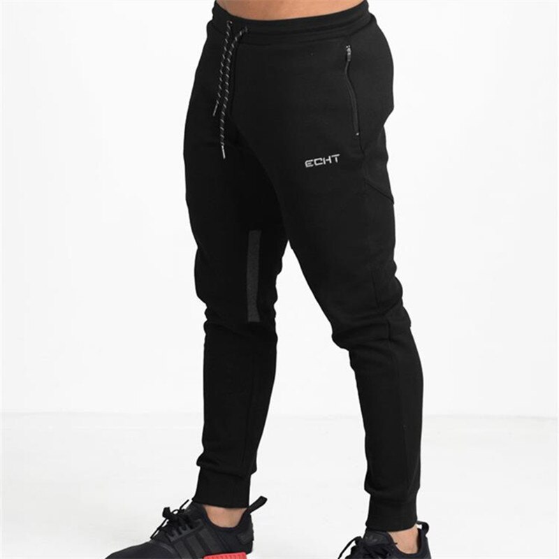 Fall Heren Running Sport Broek Gezondheid Fitness Apparatuur Training Slim Voeten Squat Broek Zweet Workout Mannen Jogging Gym Broek