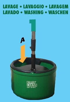 Neue Mopp Spin kompakte mit super größe mopp wischen für angehoben zugang holz boden und hochglanz. Einfach Sauber Smart