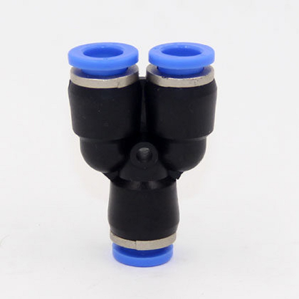 2 stk 1/2/3/4- vejs gør-det-selv  co2- system 6mm luftrør rørsamlingssplitter luftrør plaststik akvarie akvarium vandanlæg: 2 stk  of 3 y vejs