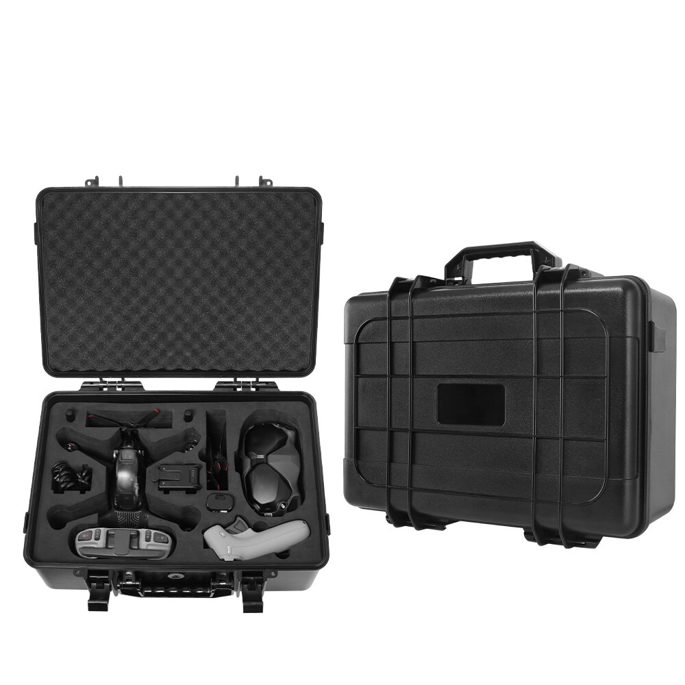 Hard Shell Draagbare Reizen Draagtas Handheld Opbergtas Waterdichte Beschermende Doos Voor Dji Fpv Combo Waterdichte Plastic Eva: Default Title