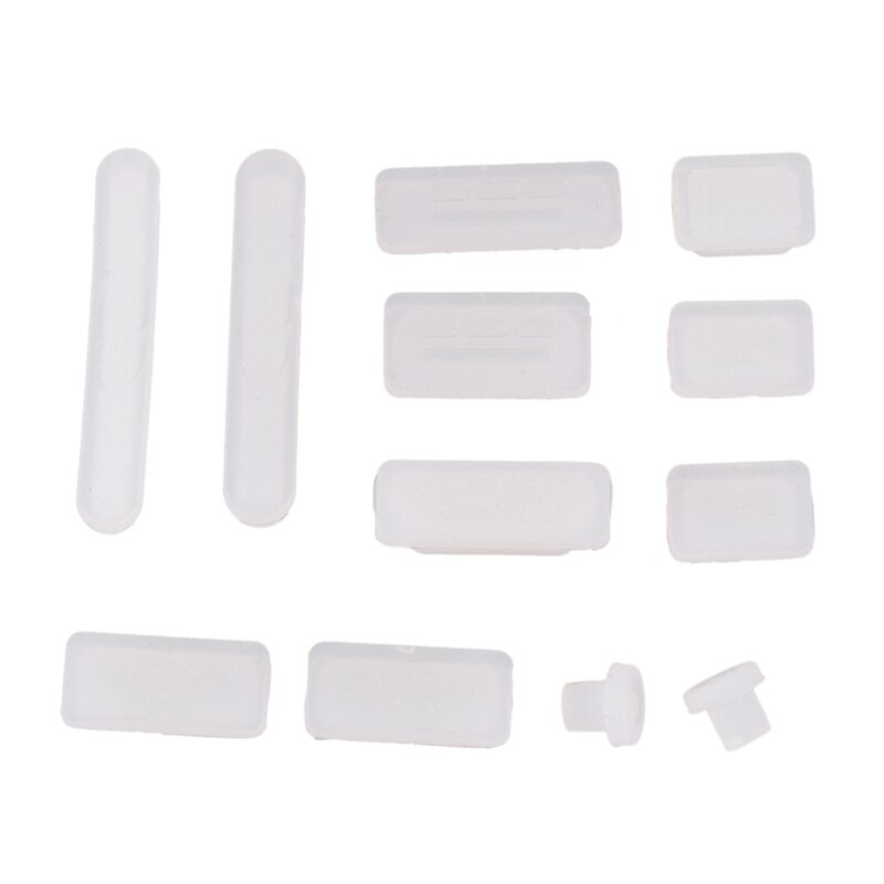 AU42 -24 pièces couvercle de prise USB Anti-poussière Silicone pour Pro 13 pouces 15 pouces Air 11 pouces noir et blanc