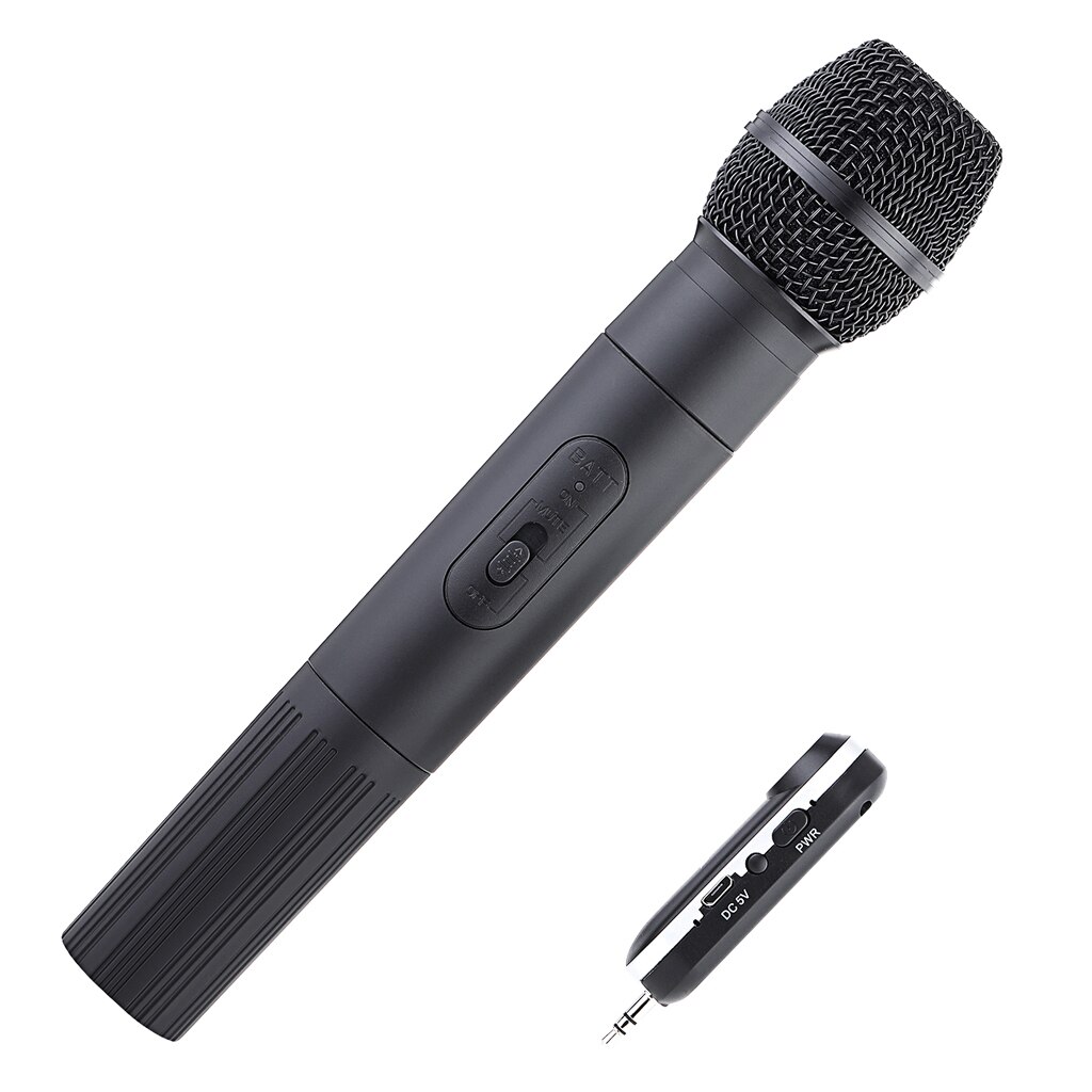 Draagbare Handheld Draadloze Microfoon Met Mini Ontvanger Voor Thuis Karaoke Meeting Accessoire