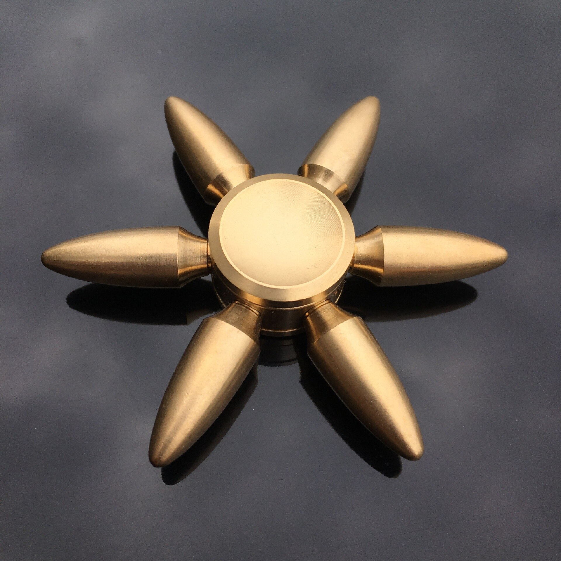 Bearing Zilver Hand Spinner Copper Metal Finger Fidget SpinnerAnti-Anxiety Stress Relief Focus Finger Toy Boy