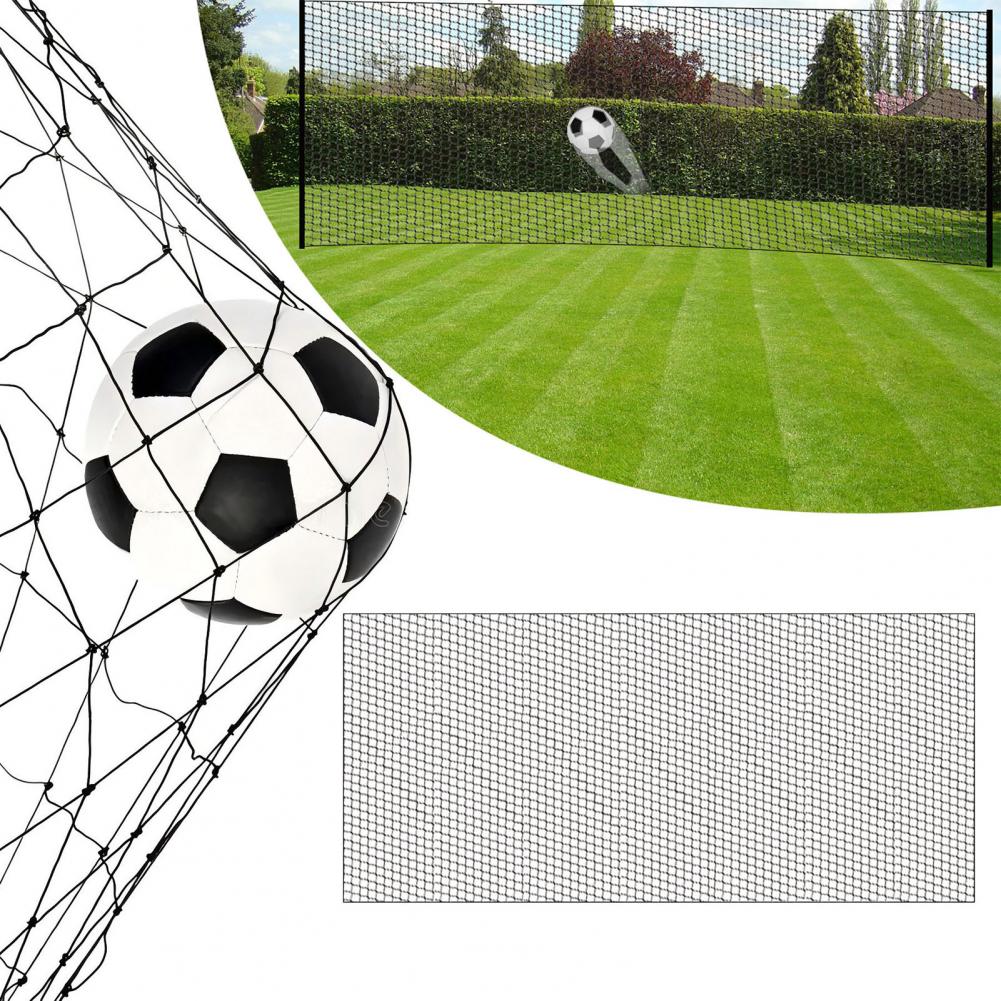 Red de tope de fondo de fútbol de 21x9,8 pies/8,8x9,8 pies, red de práctica deportiva, barrera anudada, red de PE para entrenamiento de baloncesto y voleibol