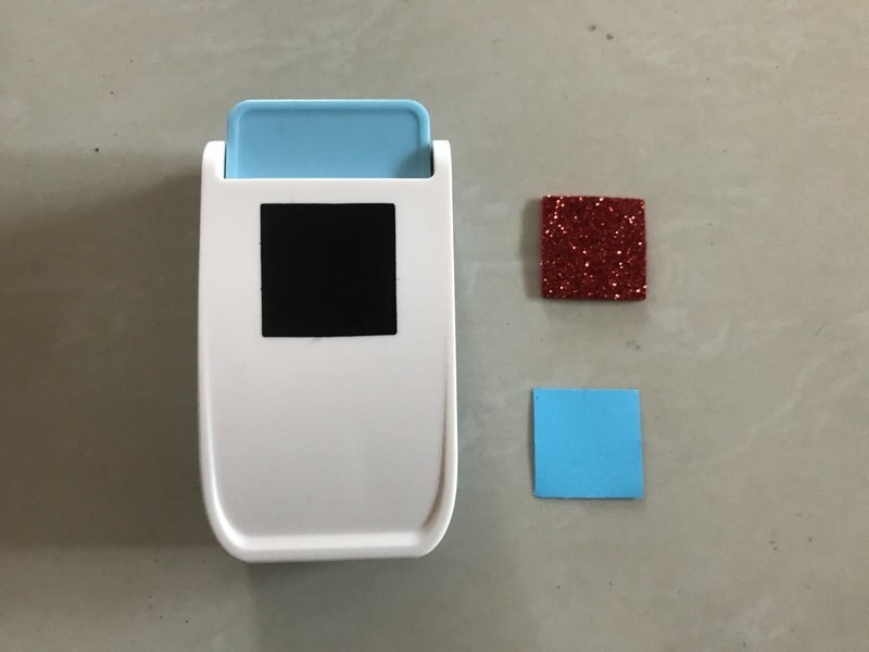 free ship 1"(2.5cm)square punches scrapbook puncher paper cutter EVA Foam punches cardboard/corrugated/balsa wood punch for DIY