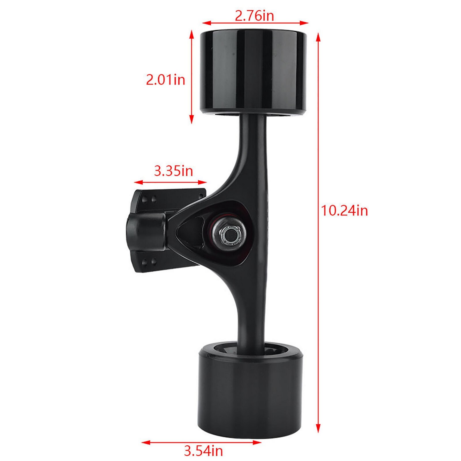 Cuscinetto del cuscinetto del Riser della ruota del pattino del camion del pattino della ruota del pattino 2pcs per le parti di ricambio del pattino da 10.24 pollici