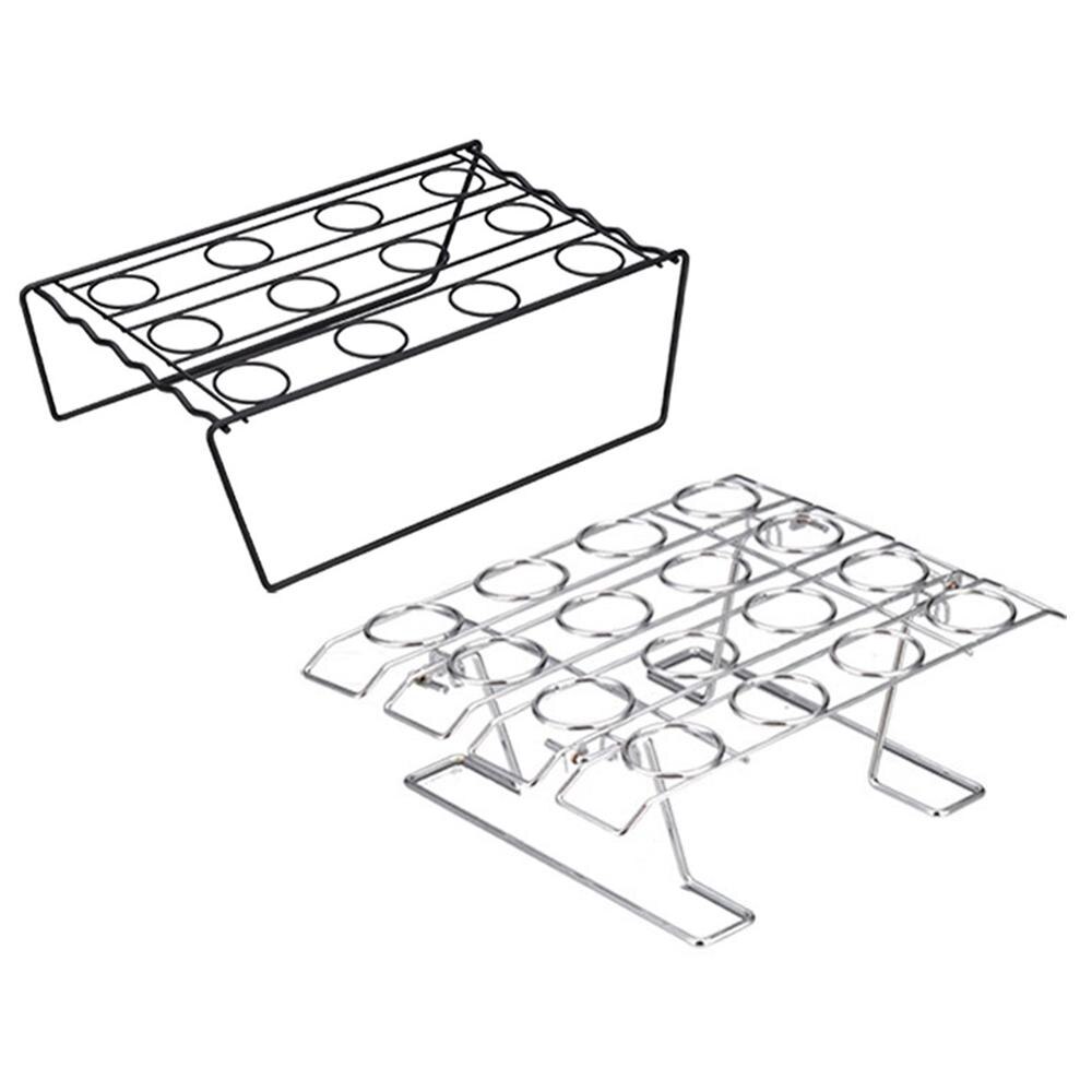 Stainless Steel Ice Cream Cone Display Rack Stand Diy Cone Holders Baking Cake Cone Cupcake Cooling Tray Holder Baking Rack 40P