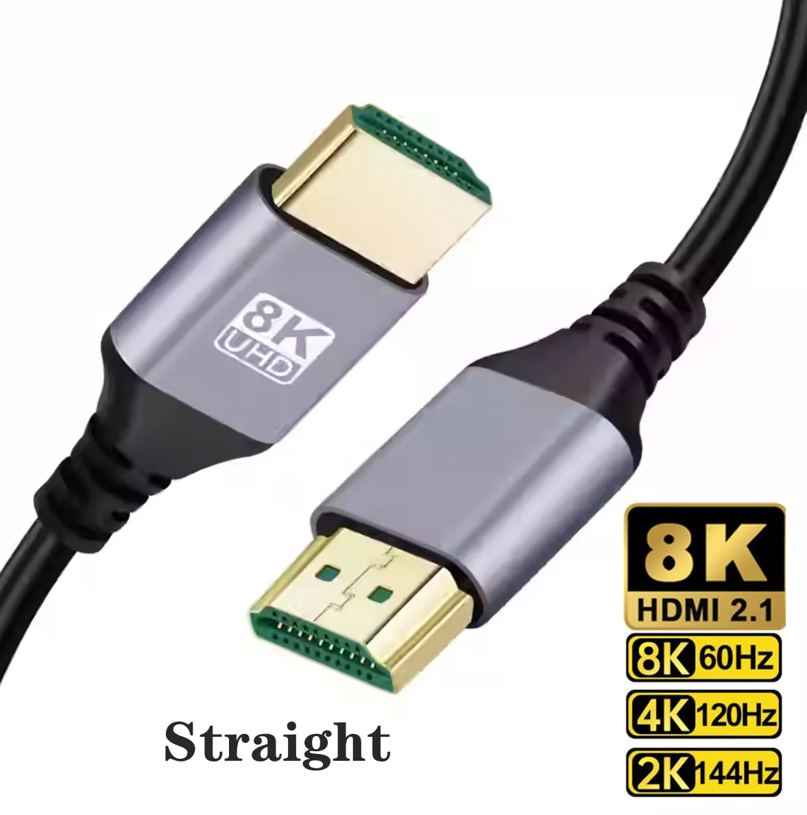 Cable Micro Mini HDMI a HDMI, compatible con ángulo de 90 grados, 8K, 5K, 2,1 V, para TV, PC, cámara Digital, tableta, Mini Cable Hdmi a Hdmi: Negro / 2 m