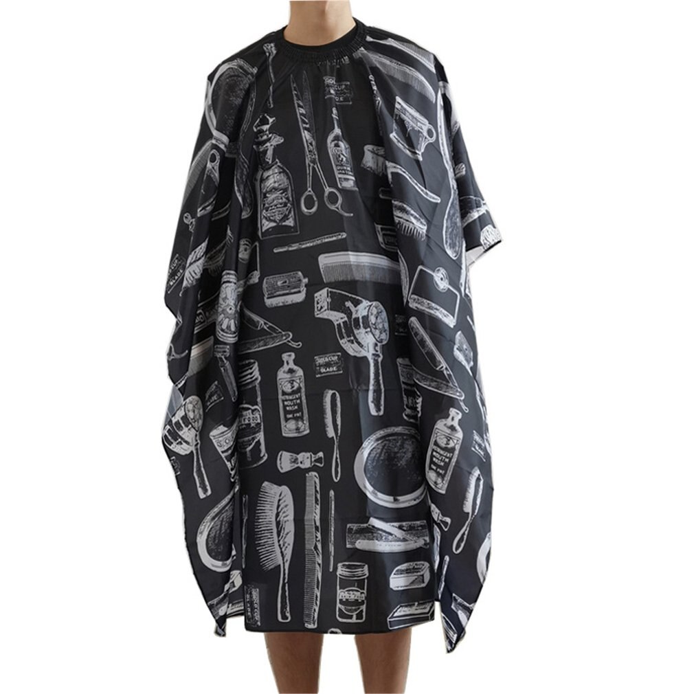 Salon Hair Cutting Haircut Cape Hairdresser With Clear Transparent Viewing Window Hair Cutting Coloring Barber Cape: Default Title