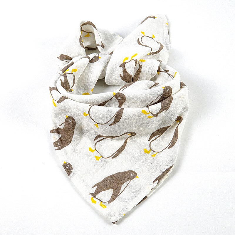 Baby Burp Doeken 3 stks/partij Biologisch katoen gaas Mousseline activiteit baby bib bandana Baby Slabbetjes zachte ademend Pasgeborenen Handdoek sjaal