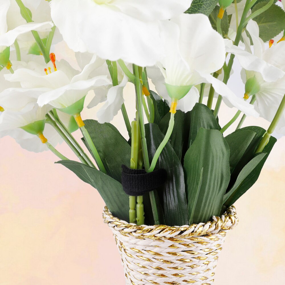 Fastening Cable Ties Durable Material Multi-purpose Black Multifunctional Reusable For Garden Nylon And Polyester 10pcs Strap