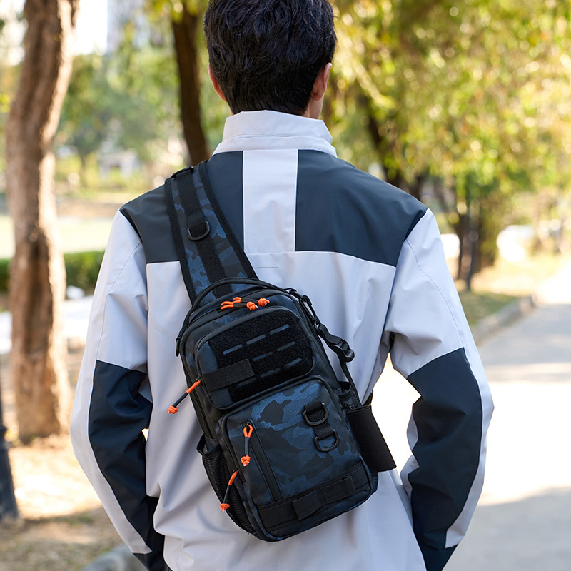 Waterproof Shoulder Bag for Men Multi-funtional Outdoor Sling Bag Causal Mens Small Bag Crossbody Bags for Men Large Capacity