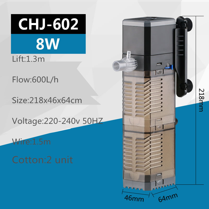 3 in 1 Filter für Aquarium Aquarium Filter Mini Aquarium Filter Aquarium Sauerstoff Tauch Wasserfilter