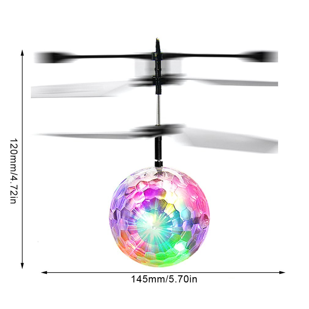 Colorful Suspension Ball Induction Aircraft Induction Aircraft Induction Crystal Ball Flying Ball Induction Floating Ball Toy