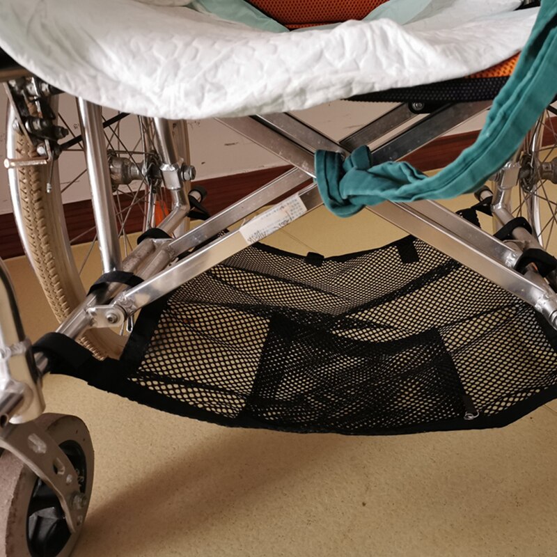 JayCreer Universal Mesh Under-Shelf Cargo Net For Wheelchairs,BathChairs