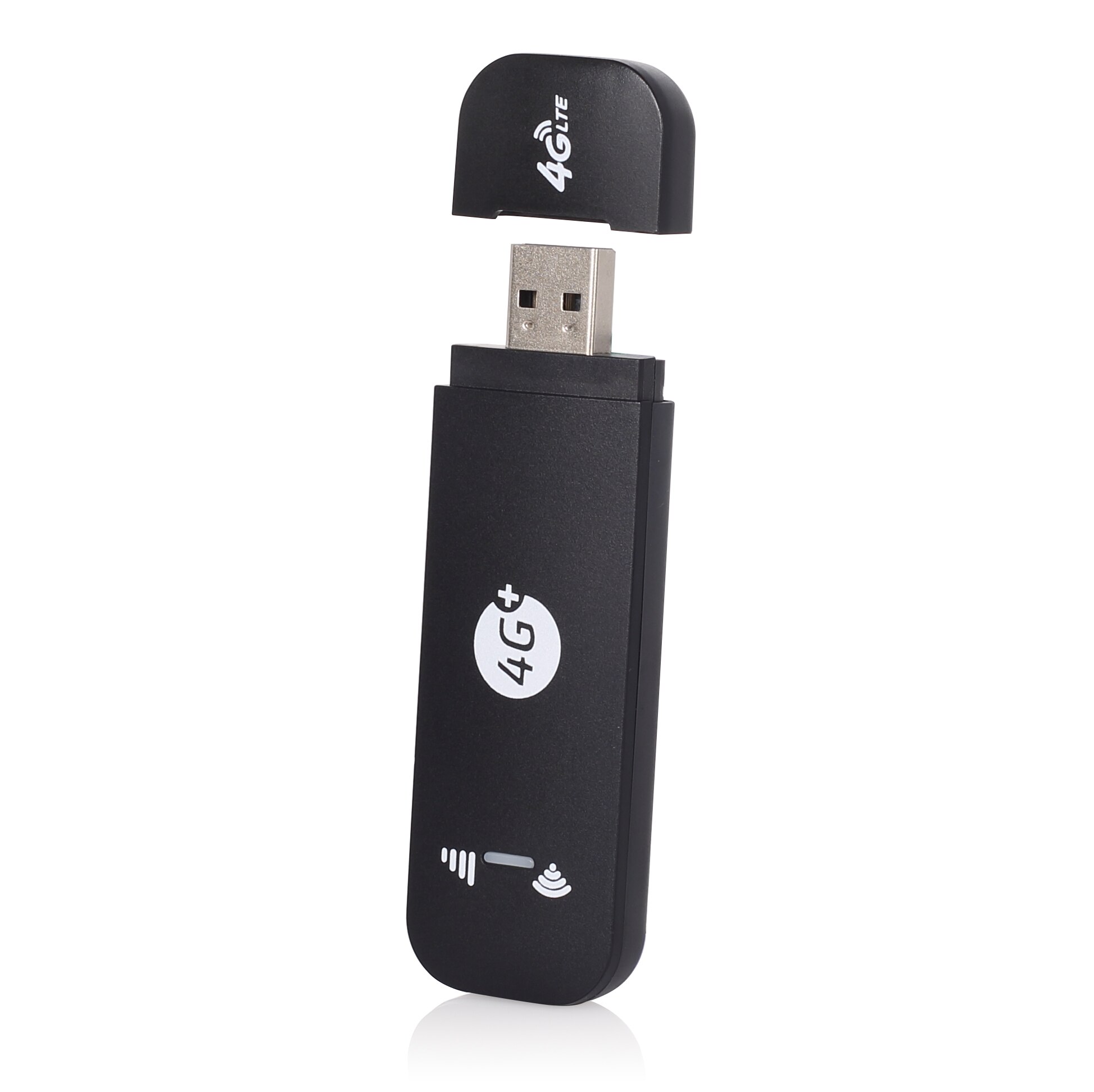 Unlocked USB 4G LTE Dongle, Mini Portable 4G Sim WiFi Hotspot Router with SIM Card Slot and TF Card Slot, Wireless Car Modem