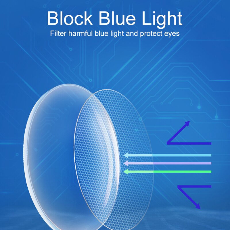 Photochromic Lenses UV400 Anti-blue Light Protection Aspherical Lenses Men Women Resin Myopia Lens 1.56 1.61 1.67 1.74