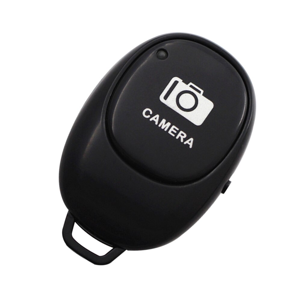 Shutter Release Button For Selfie Accessory Bluetooth Phone Camera Controller Adapter Remote Buttons Application For IOS Andriod: A-Black