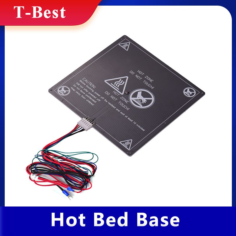 Plataforma calefactora para impresora 3D, placa Base de cama , tamaño de 220x220x3mm, con Cable, para Anet A8, A6, TRONXY, P802M