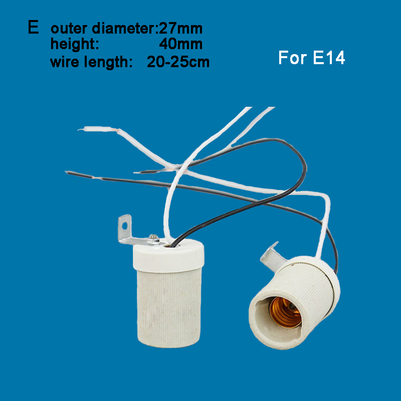 E14 E12 B22 E10 Soporte de casquillo de base de tornillo para bombilla de lámpara de luz
