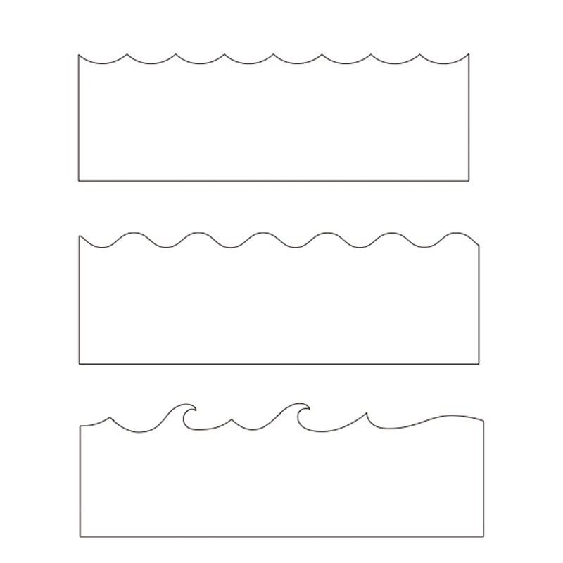 3 teile/satz Wolken Wellen Schablone für DIY Scrapbooking Präge Papier Karte, Der Dekorative Handwerk Kunststoff Zeichnung Blätter Vorlage: Wellen Schablonen einstellen