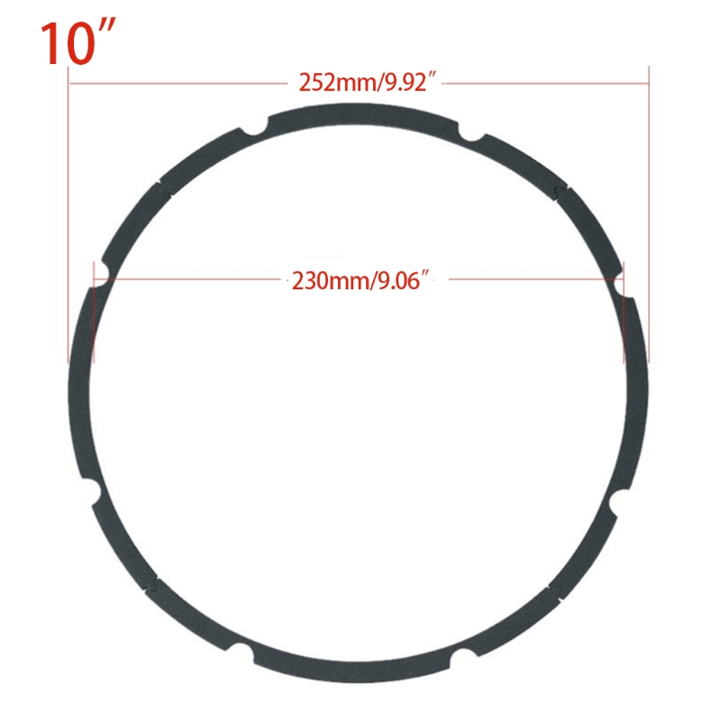 Foam Rand Ringen Hoorn Pers Rand Pakking Rubber Speaker Luidspreker Reparatie Onderdelen Luidspreker Surround Reparatie Schuim Woofer Rand: Rose Rood