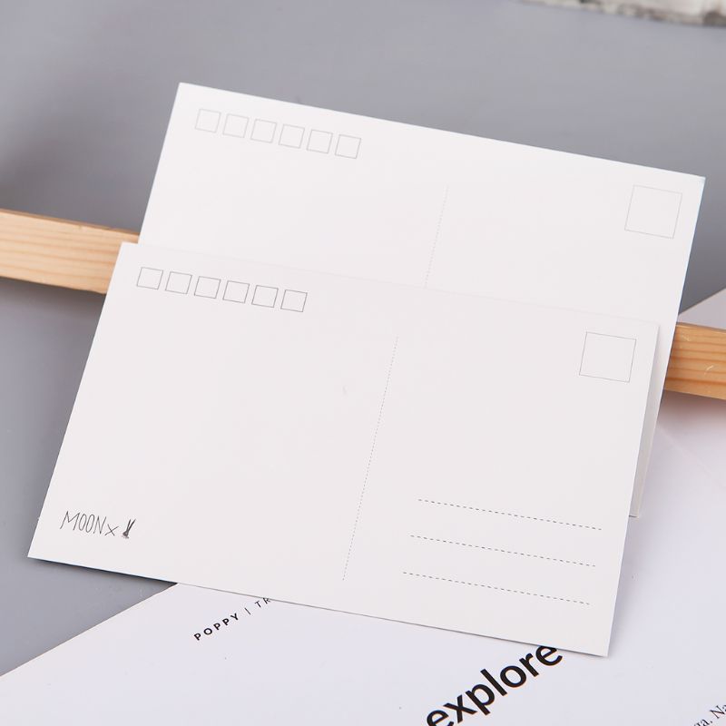 30pcs Vintage Luminous Postcard Glow In The Dark Moon Light Greeting Post Card Novelty Xmas Greeting Cards