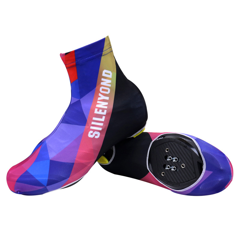 Cubierta impermeable para zapatos, cubierta para zapatos de ciclismo, chanclos cálidos para tacos de bicicleta de montaña y carretera, Protector de calzado para bicicleta Unisex: L / Transparente