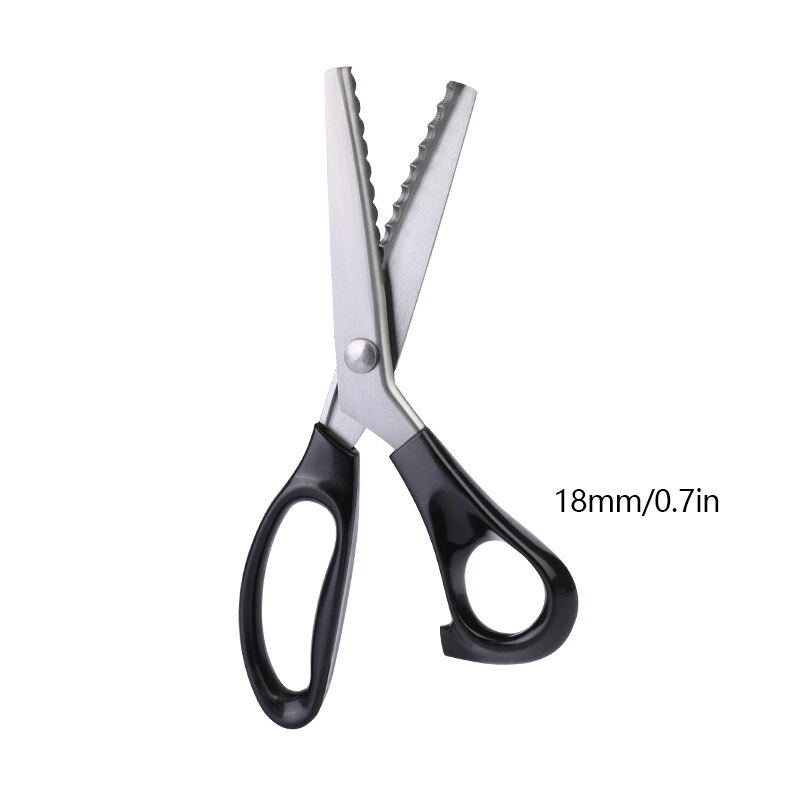 RORGETO-Tijeras de sastre de acero inoxidable para costura, herramienta de tapicería de cuero artesanal, tijeras para tela, 1 Uds.: Round 18mm