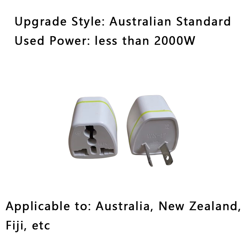 Adaptateur universel AU US UK EU, convertisseur de prise US vers EU, adaptateur de voyage australien KR Euro, prise secteur: Bleu