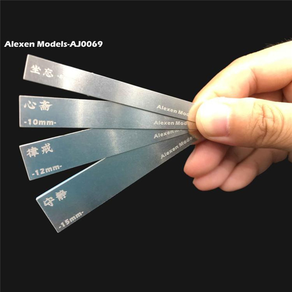 10 in 1 Stainless Steel Model Grinding Stick File Set Craft Tools For Alexen AJ0069 Model