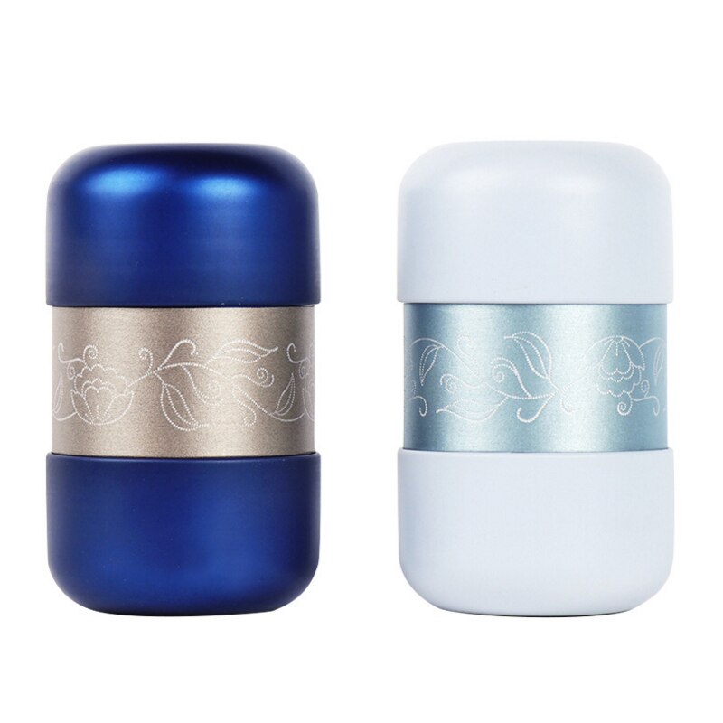 Cajas de lata para almacenar latas selladas redondas, caja de té de hierro para café, Caddy, contenedor de hojalata para , decoración del hogar