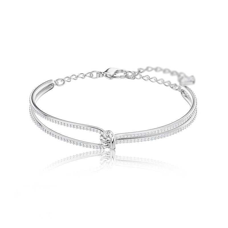 Shih kink knot bracelet European and American Ms. Jiang Shuying rose gold bracelet with bracelet