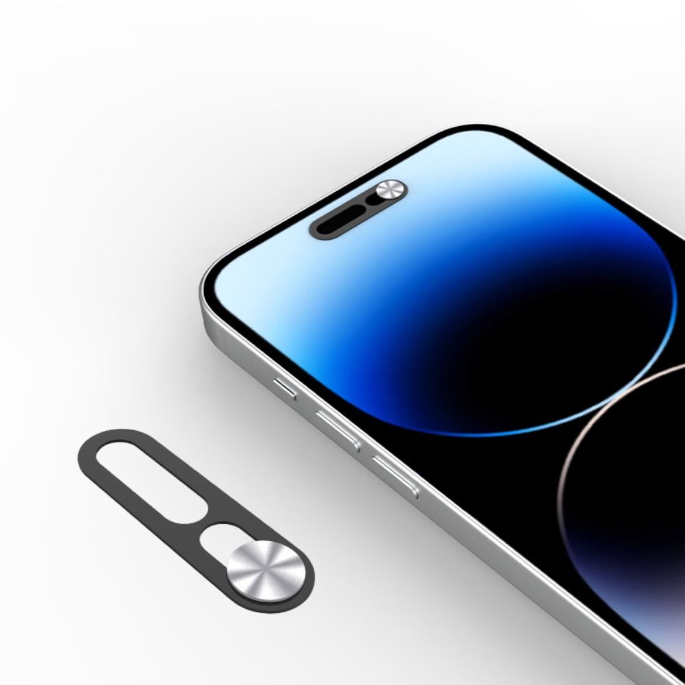 3 uds cubierta de cámara web de Metal pegatinas de lente de teléfono para iPhone 14 14 ProMax Plus cubierta de cámara deslizante de privacidad para iPhone 14 Series