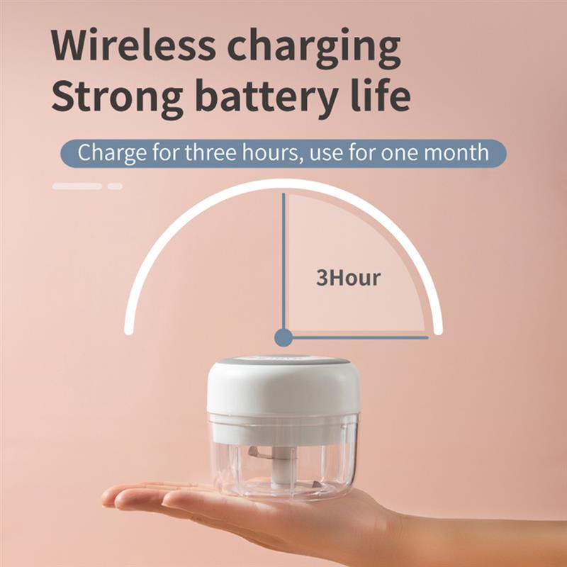 Electric Garlic Mash Machine Food Chopper Processor Vegetable Slicer Dicer Mincer to Chop Fruits Herbs Onions Garlics Blender