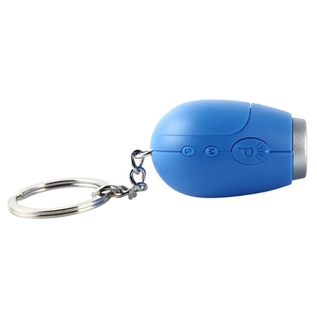 Portable LED Digital Projection Clock With Time Watch Night Light Travel Outdoor Magic Projector Clock: Blue Key Chain