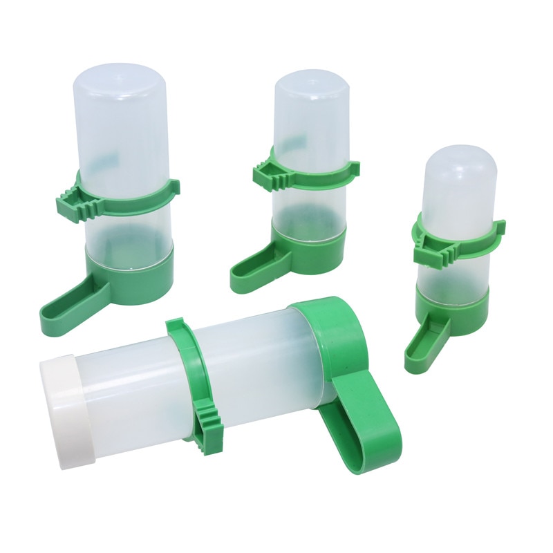 Comederos para pájaros, 40 Uds. Con bebederos de tamaño grande y mediano, accesorios para jaulas de pájaros, palomas, bebederos, bebederos de jaula para pájaros
