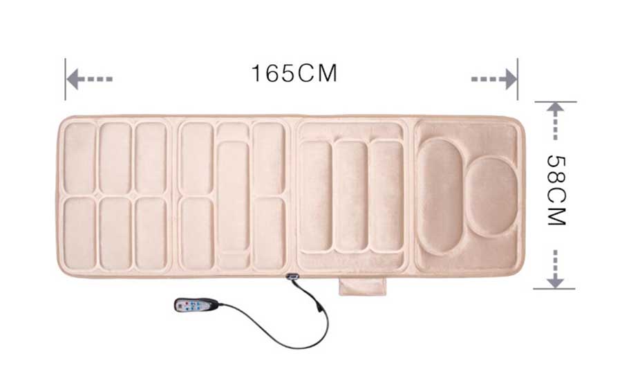Cojín de masaje eléctrico para cuello, cintura, hombros y espalda, quiropráctico Cervical, colchones domésticos, cojín para silla
