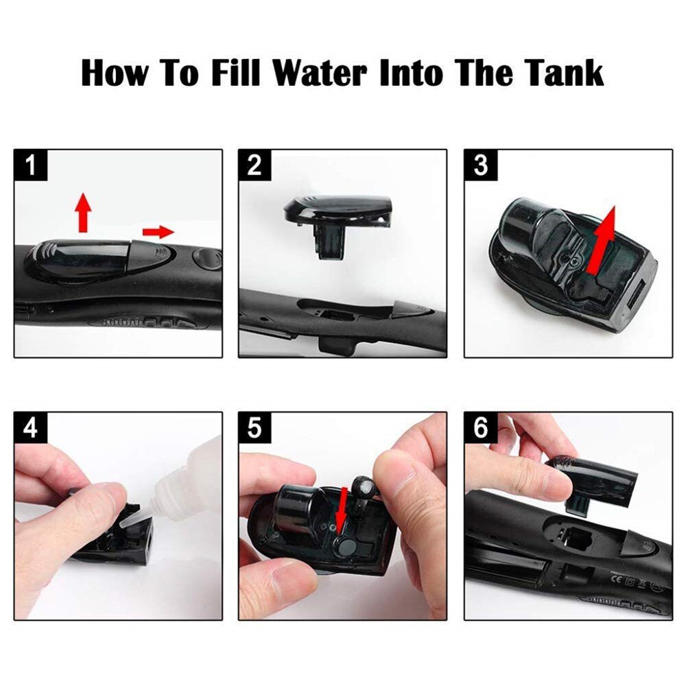 Steam Hair Straightener Fast Heating Ceramic Infusion Steam Flat Iron Vapor Sprayer Hair Styling Straight Hair Tool