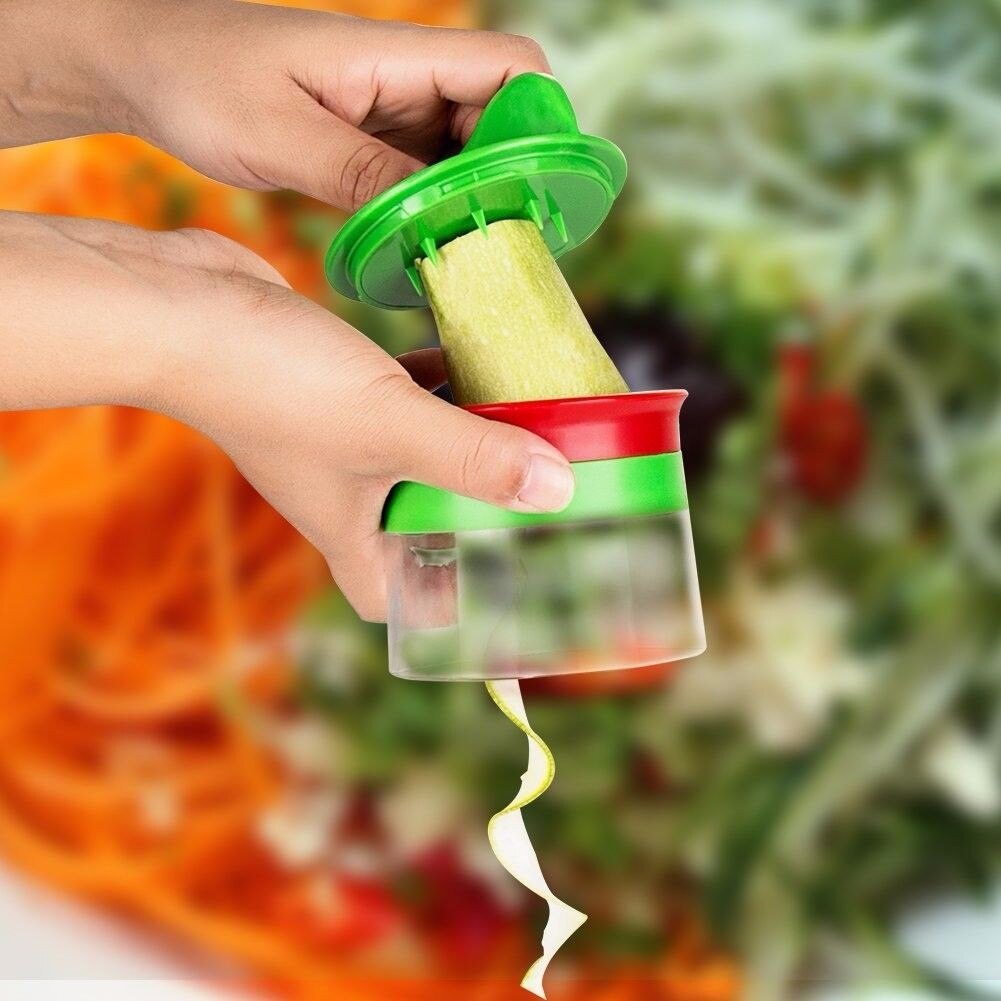 Groente Fruit Spiral Slicer Cutter Groente Spiralizer Rasp Wortel Komkommer Courgette Courgette Spaghetti Maker