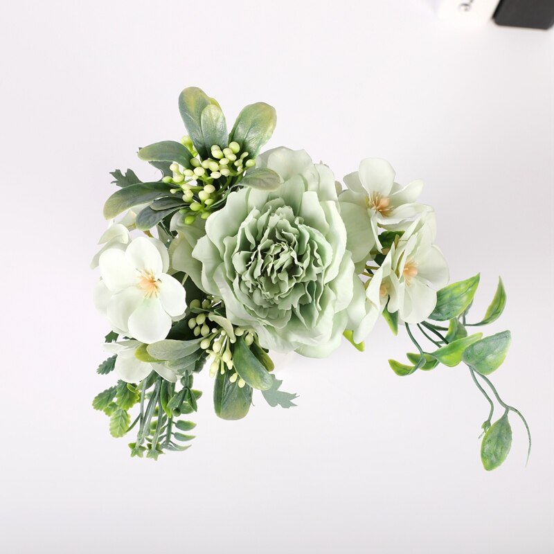 1 pieces Flower head diameter 9.5cm Artificial bouquet Home decoration accessories Wedding Year Candy box Flower arrangement: 5
