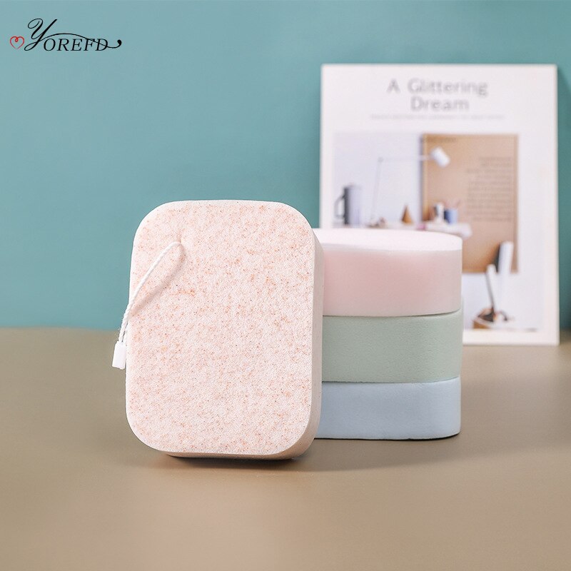 OYOREFD przenośna bezbolesna gąbka złuszczająca rękawica peelingująca łazienka szczotka robić ciała mocna szczotka złuszczająca gąbka robić kąpieli